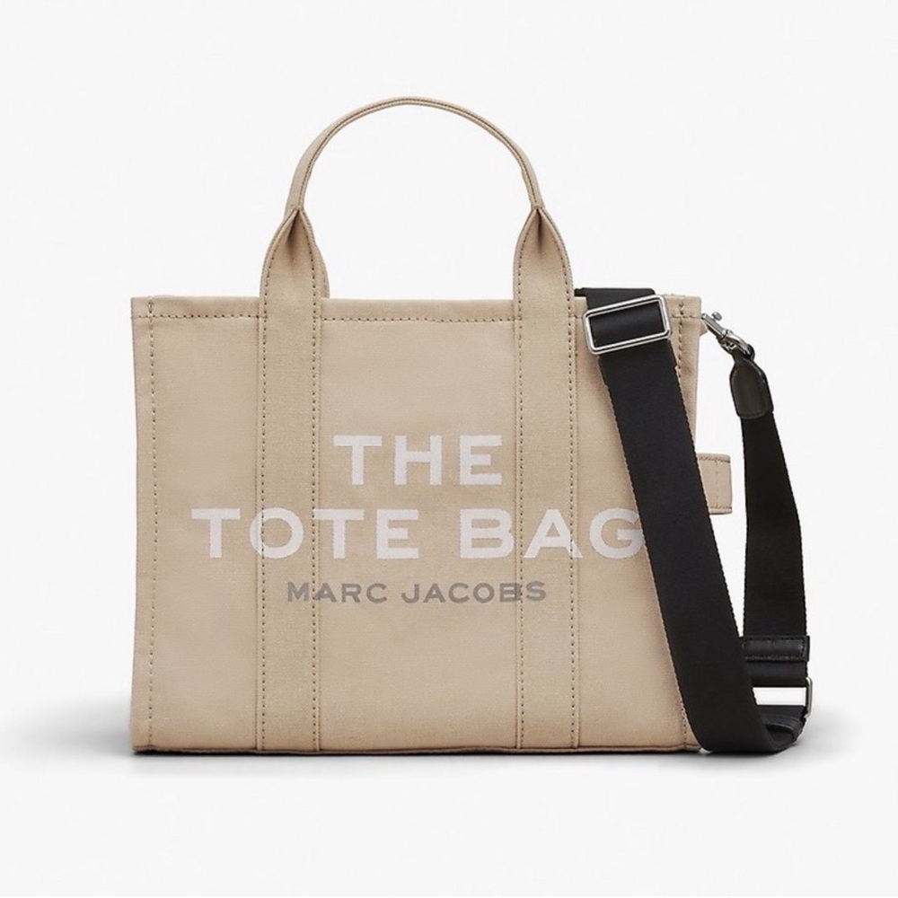 Marc Jacobs Tan and Black Tote Bag
